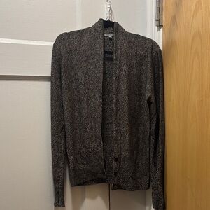 Classiques Entier Black and Brown Knit Cardigan